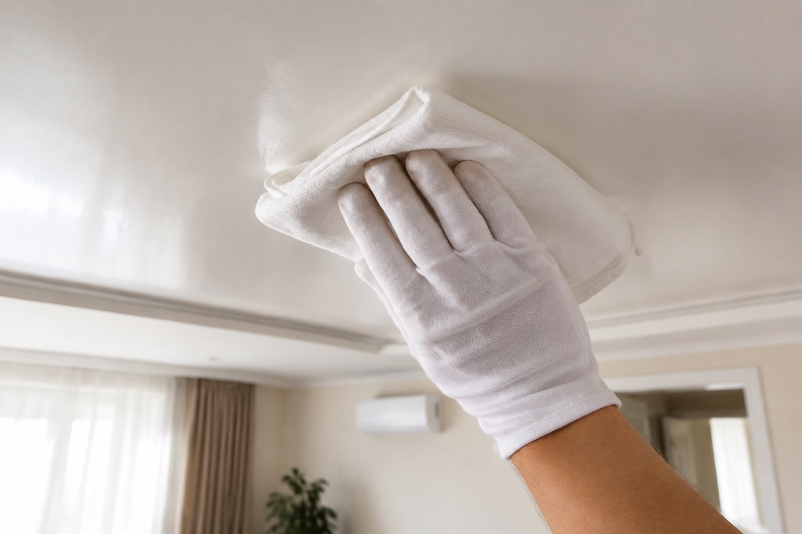 Comment entretenir un plafond tendu (mat, satiné, brillant)